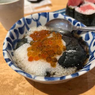 茄子煮浸しいくらトロロがけ