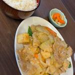 豚肉と冬瓜の味噌マヨ炒め