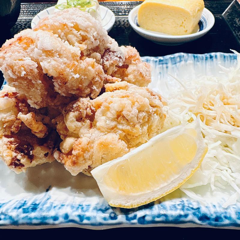 唐揚げ定食(大衆酒場 ぎふや 梅田東通り店)