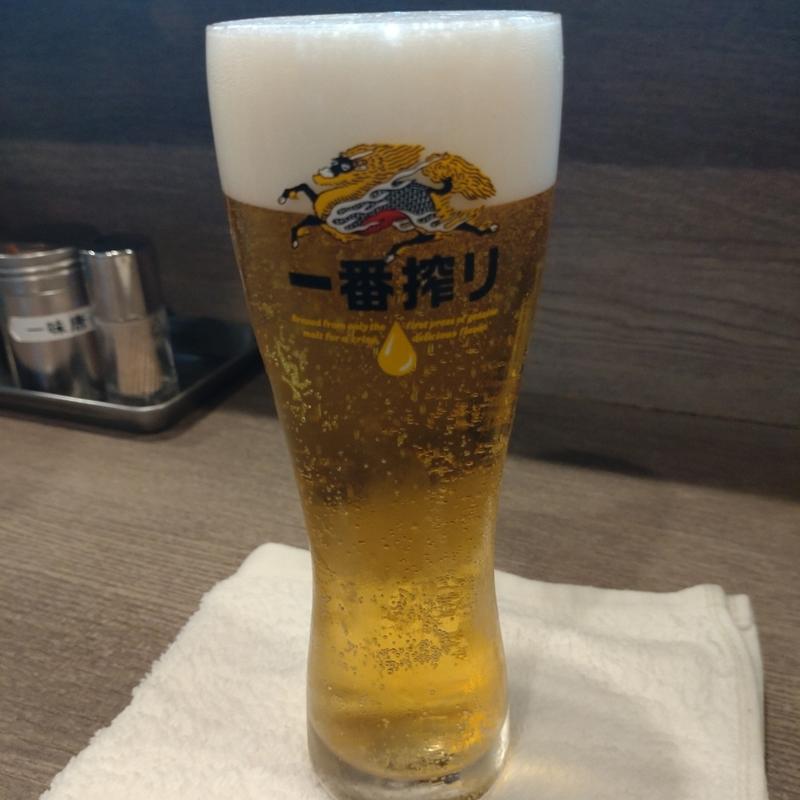 一番搾り グラスビール(兎に角 松戸店)