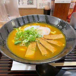 温玉冷やしきつねカレーうどん