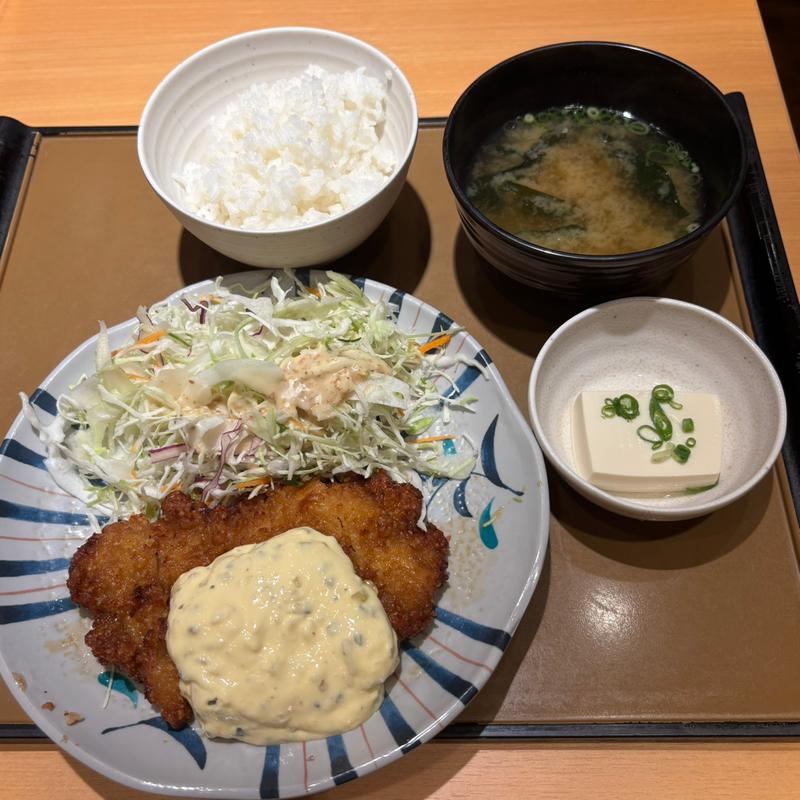 チキン南蛮定食(やよい軒 新宿小滝橋通り店)