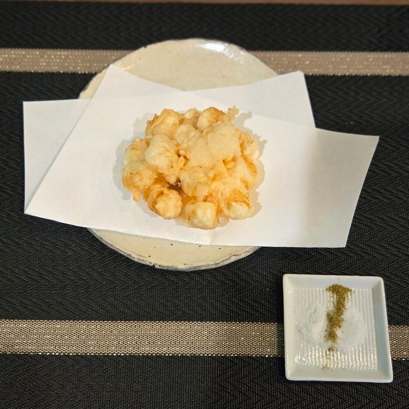 小柱のかき揚げ80g(小)(蕎麦前 中手 とうは)