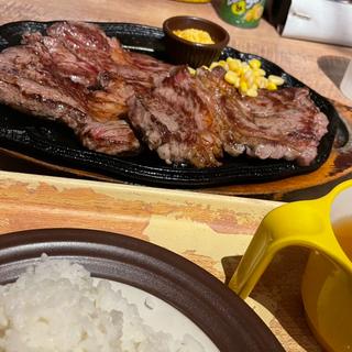 メガビッグステーキ400g+タイムサービス+50g