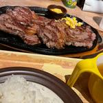 メガビッグステーキ400g+タイムサービス+50g