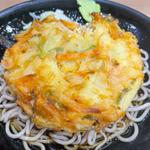 冷やしかき揚げそば