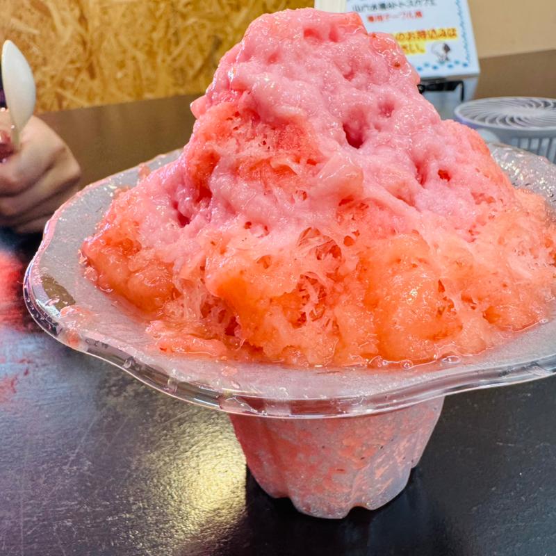 台湾かき氷　いちごミルク(山六水産)