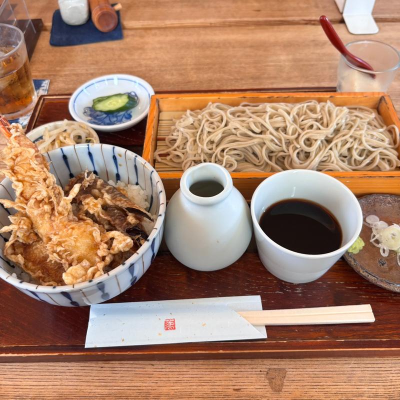 天丼セット(蕎麦きり さいとう )