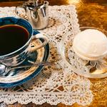 コーヒーとモナカ