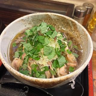 冷たい山椒肉そば