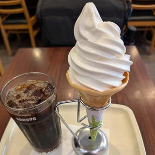 ソフトクリーム アイスコーヒー