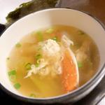 蟹のスープ（定食セット）