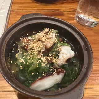 タコとゴーヤの酢の物