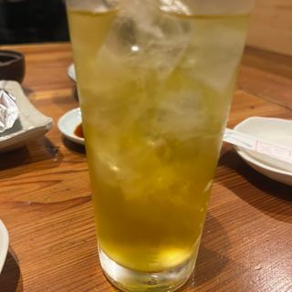 二階堂緑茶割り