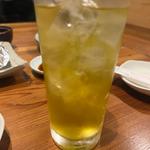 二階堂緑茶割り