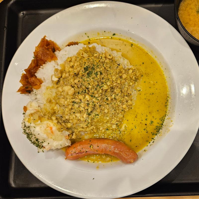 ドライグリーンカレーソーセージポテサラ(松屋 市ヶ谷店 )