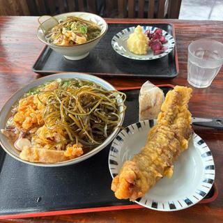 うどん そば ミックス ゲソ天