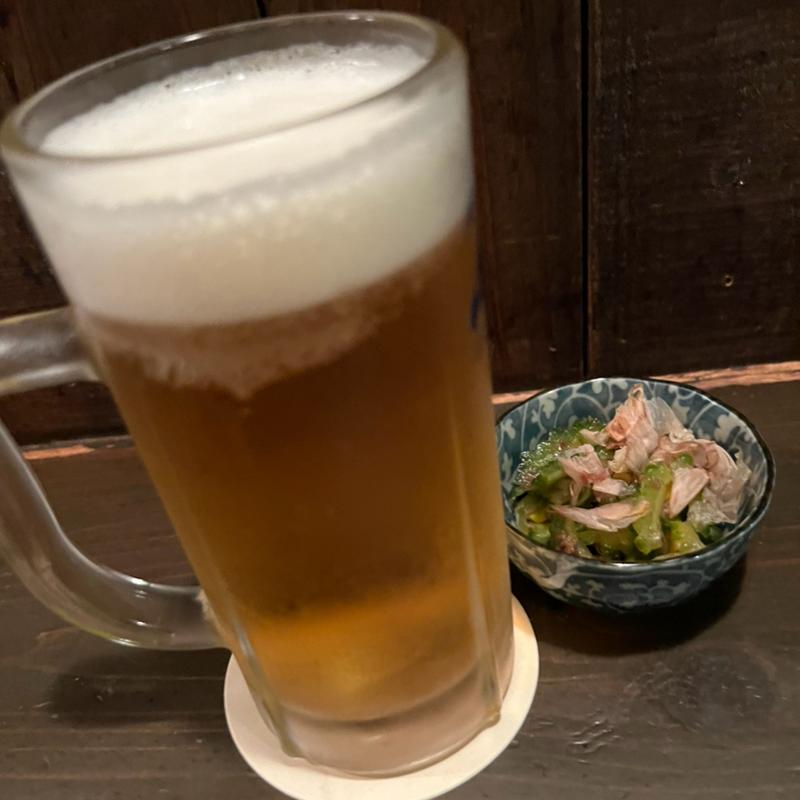 生ビール(秘密基地)
