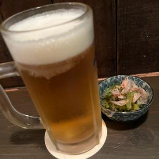 生ビール(秘密基地)