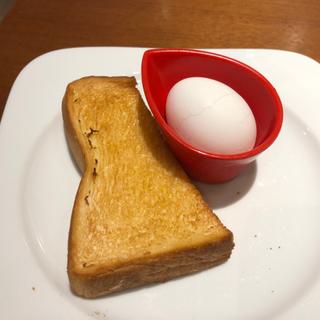 トースト&ゆで玉子（モーニングサービス）