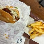 和風チキンカツバーガーセット