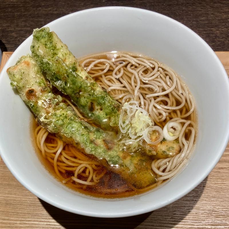 竹輪天そば(蕎麦いまゐ 新横浜店)