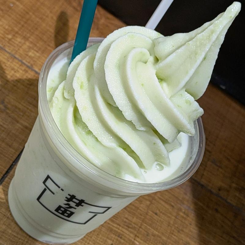 ずんだフロート(お茶の井ヶ田 喜久水庵 けやきの森)