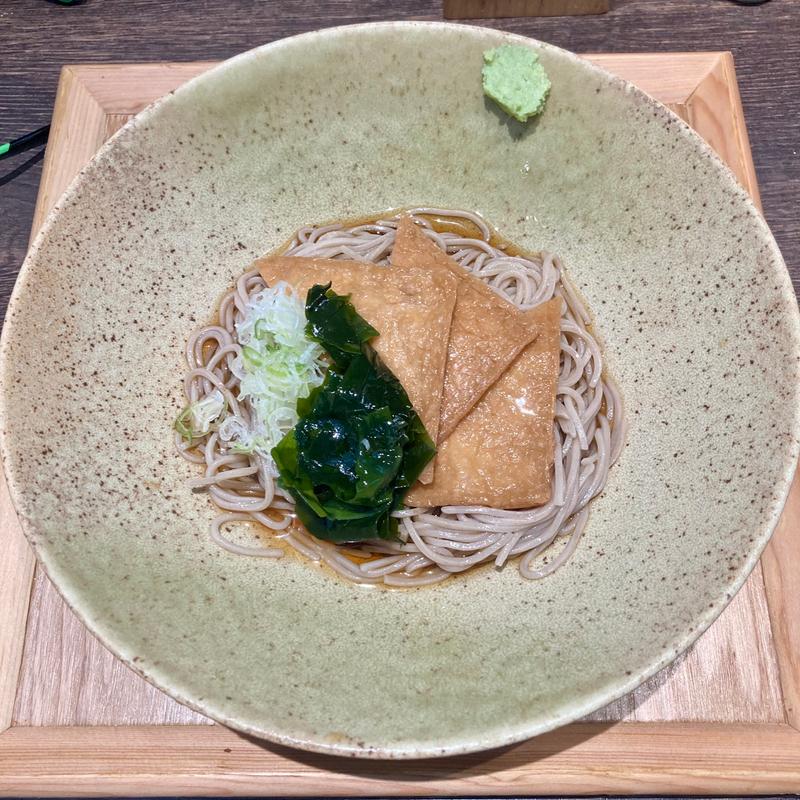 冷やしきつねそば(蕎麦いまゐ 新横浜店)