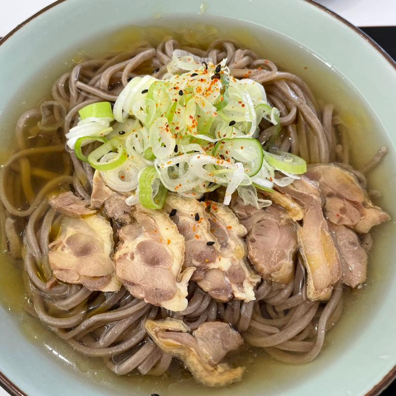 冷たい肉そば(道の駅 東松島)