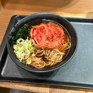 紅生姜天そば