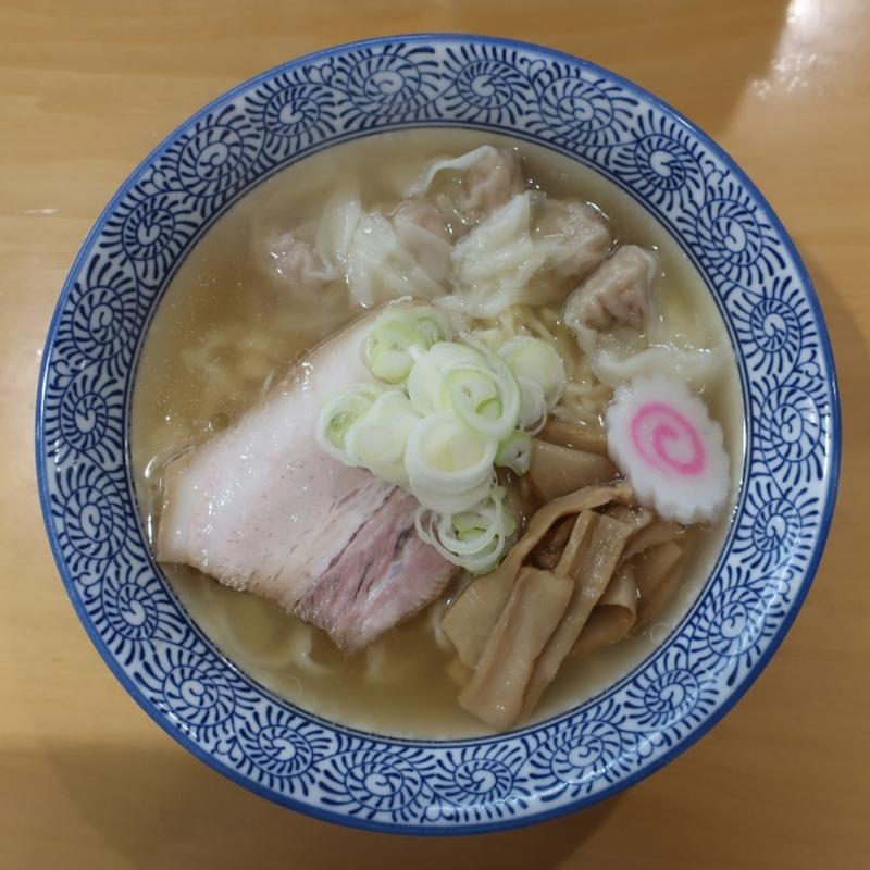 手打ちワンタンメン塩(手打ちラーメン清仁軒)