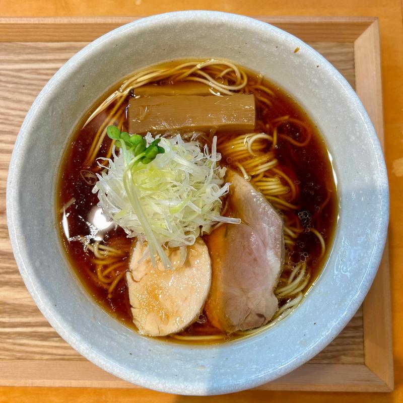 鶏醤油らぁ麺(Hamano Comugi)