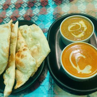 ハーフ&ハーフ カレーセット(カンティプール)