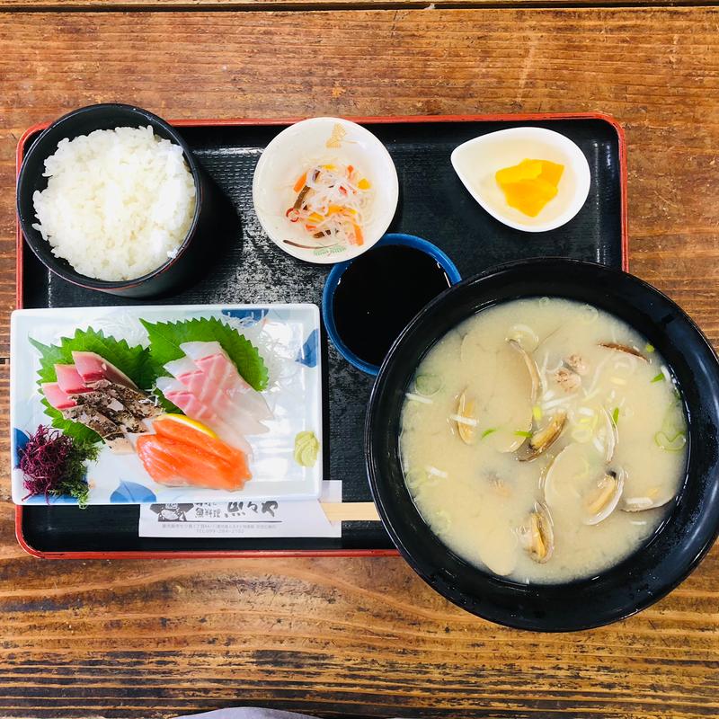 貝汁定食(寿司と魚料理魚々や )