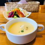 ランチスープ & サラダ(洋食屋 青空 （ヨウリョクヤ アオゾラ）)