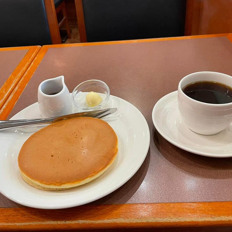 ホットケーキ コーヒーセット(牛込珈琲店)