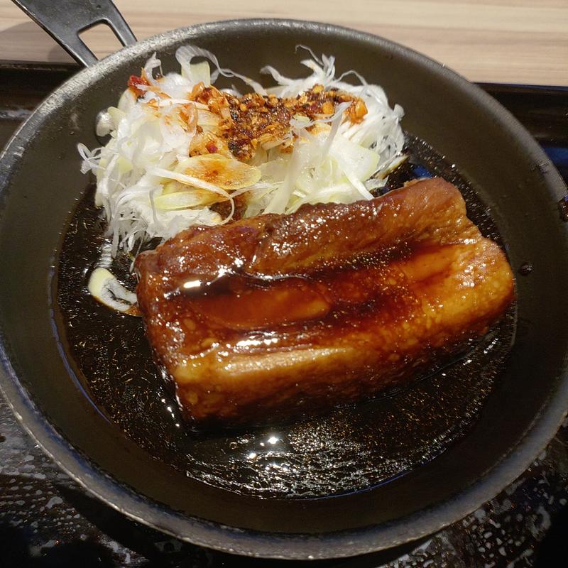 厚切り豚角煮定食(吉野家 ４号線水沢店 )