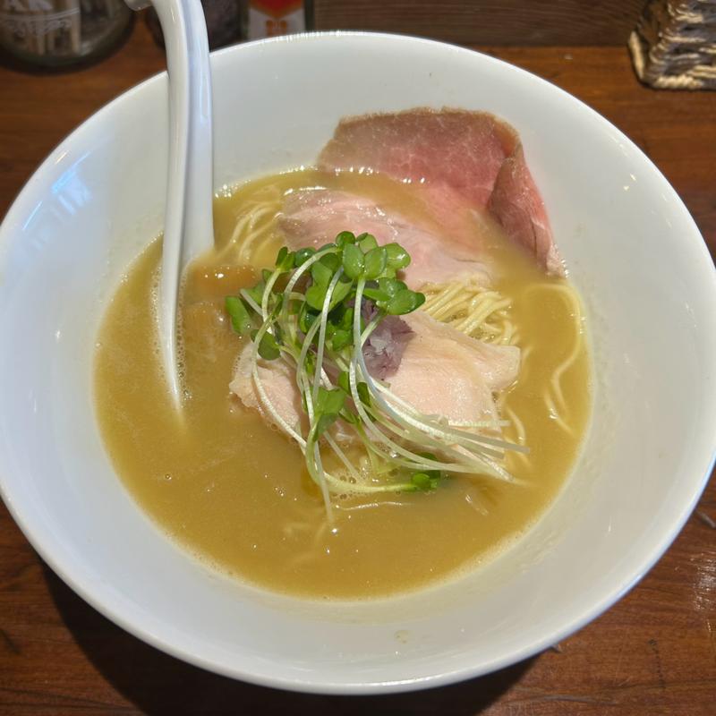 塩鶏白湯（細麺）(BIRD MAN)