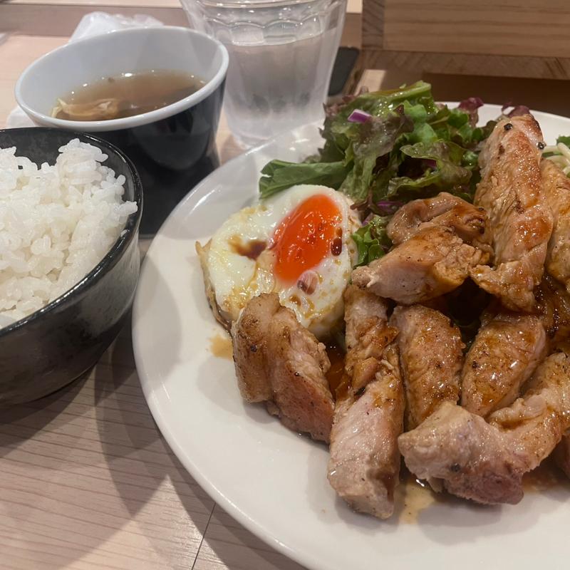 トンテキ定食(肴 あわ鷹)