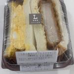 三元豚の厚切りカツ&タマゴサンド