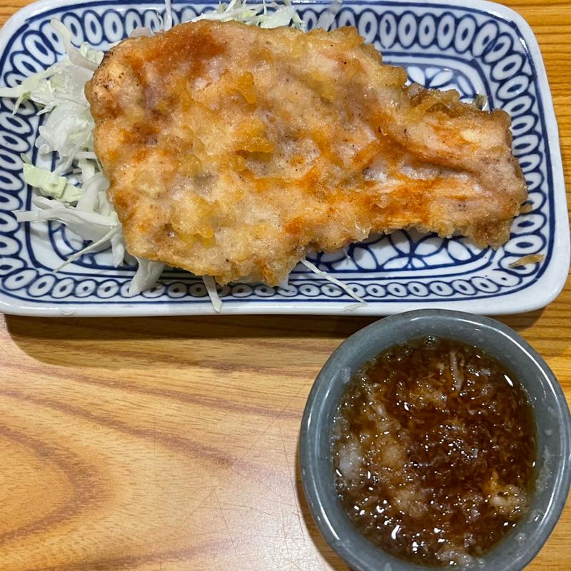 鶏天ポン酢(武州うどんあかね&みどりダイニング)