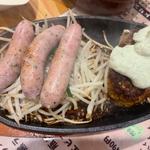 わさびマヨハンバーグとウインナー
