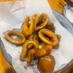 タコとイカの唐揚げ