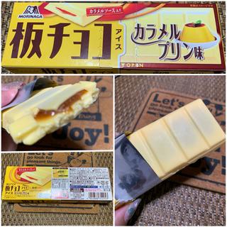 森永製菓 板チョコアイス カラメルプリン味