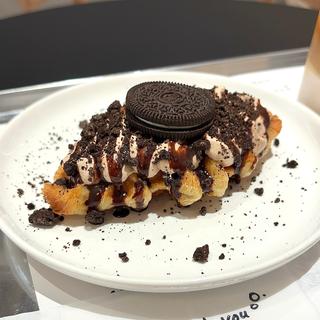 クロッフル(クッキーチョコレート)