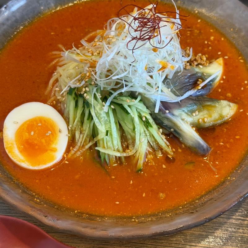 冷やし担々麺(中華料理 正華 みたけ店)