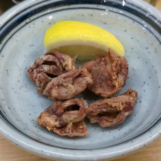 砂肝のから揚げ(もつ焼き串焼き 肉の佐藤 横浜西口店)