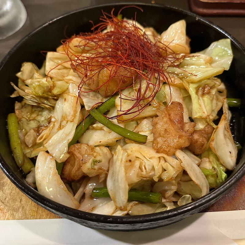 国産牛もつの鉄板焼き(九州熱中屋 四条大宮LIVE )