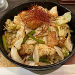 国産牛もつの鉄板焼き