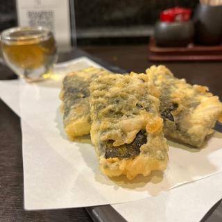 クリームチーズの磯辺揚げ